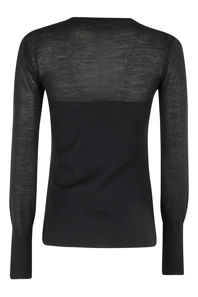 ROBERTO COLLINA Black Jersey Bustier Top 2