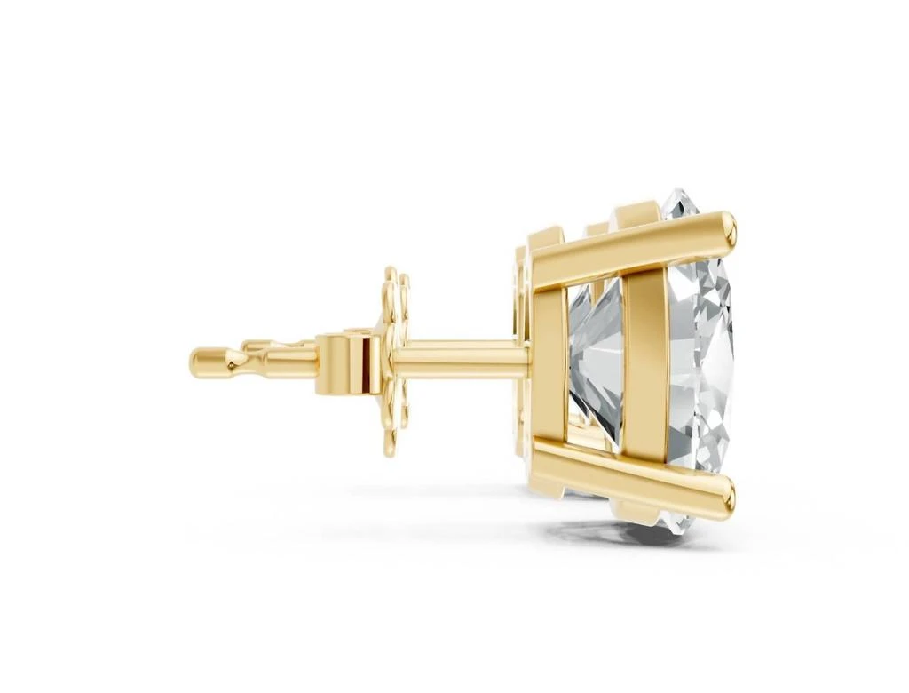 AAMIAA Aamiaa - Women
s Oval Shape 4 Prong Push Back Studs 4