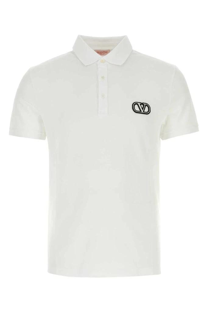 Valentino Valentino VLogo Signature Straight Hem Polo Shirt 1