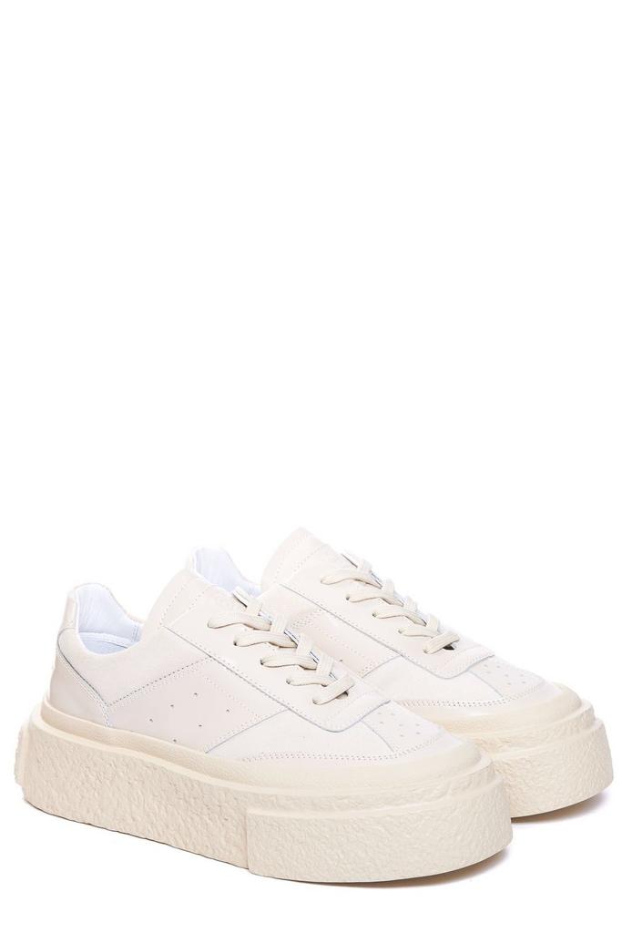 ‎٩( ᐛ )و Shop MM6 Maison Margiela Numbers-Motif Lace-Up Sneakers on