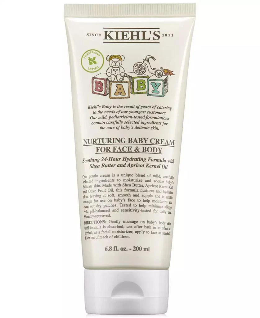 Kiehl's Nurturing Baby Cream For Face & Body, 6.8 oz. 1