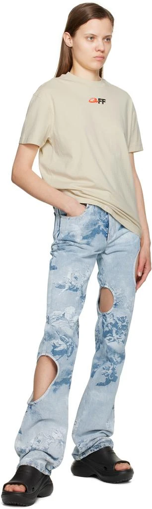 Off-White Blue Sky Meteor Cool Jeans 4