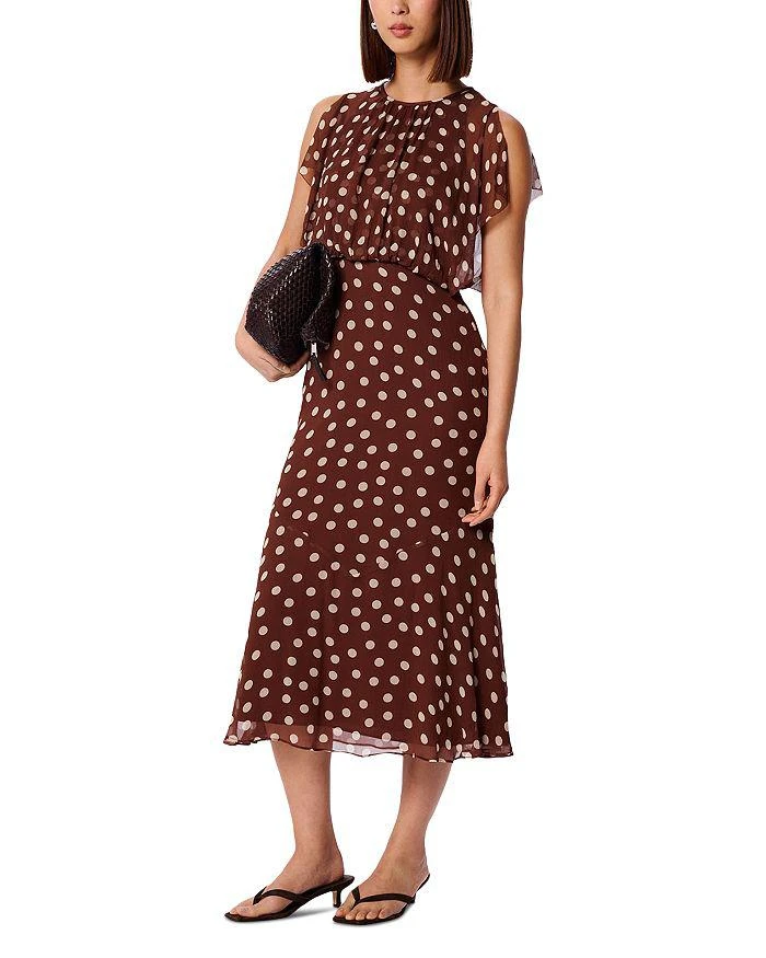 Shop Topshop polka dot halter neck maxi dress in brown on Sale at  BeyondStyle  Get 25% Off Topshop polka dot halter neck maxi dress in brown  with Limited-Time Flash Deals, Exclusive