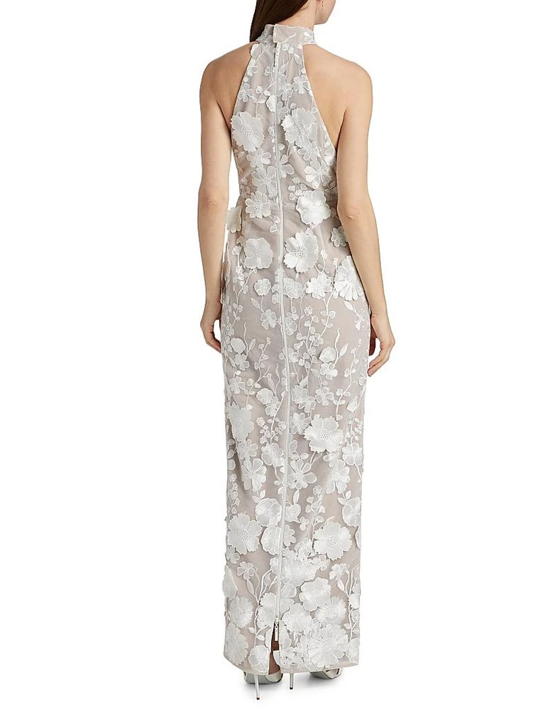 BRONX AND BANCO Jasmine Halterneck Gown 5