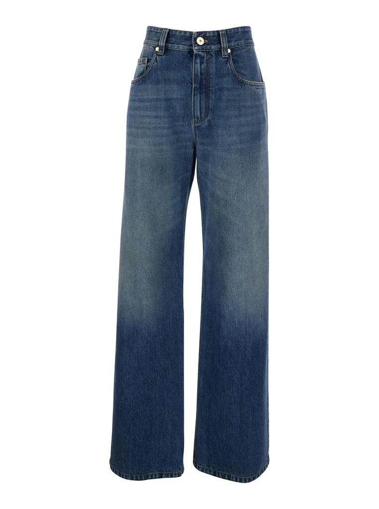 Brunello Cucinelli Brunello Cucinelli Logo Patch Boyfriend Jeans 1