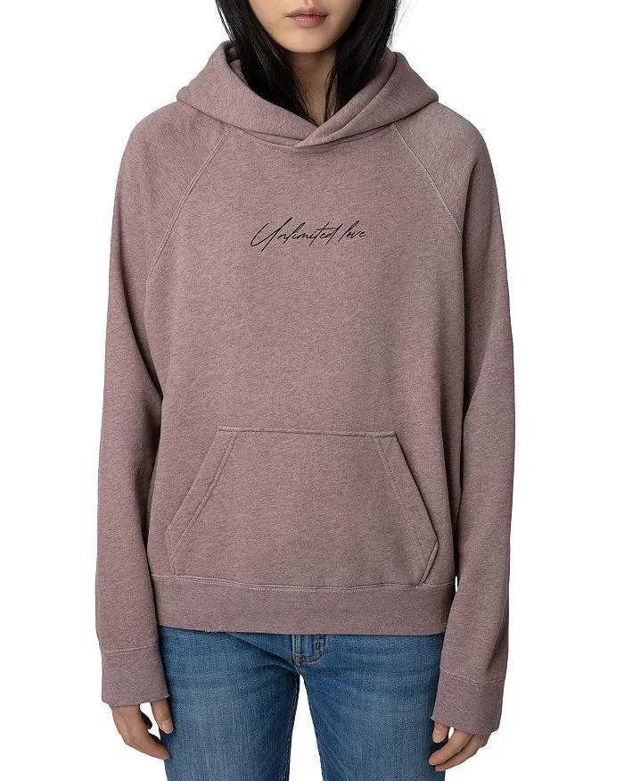 ZADIG & VOLTAIRE Georgy Unlimited Love Photo Graphic Hoodie 1