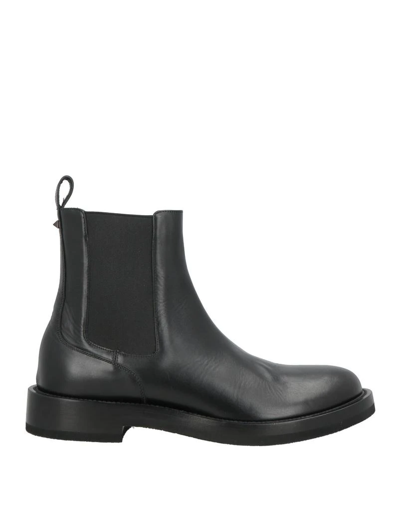 Shop Valentino Garavani Rockstud Almond-Toe Ankle Boots on 