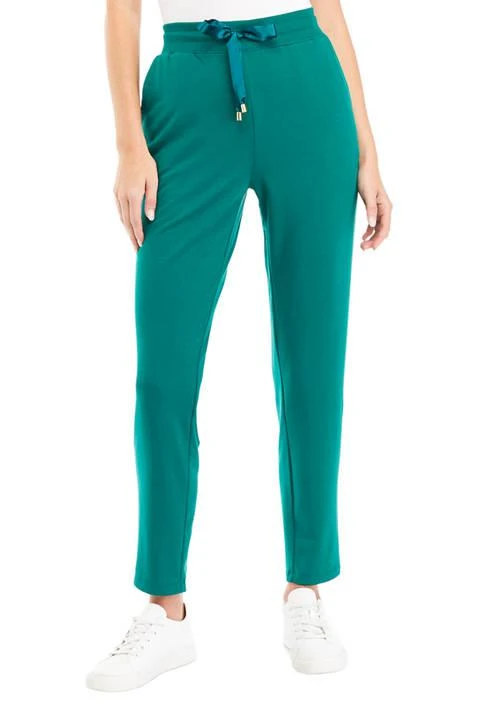 Crown & Ivy™ Ivy Womens Slim Straight Joggers 1
