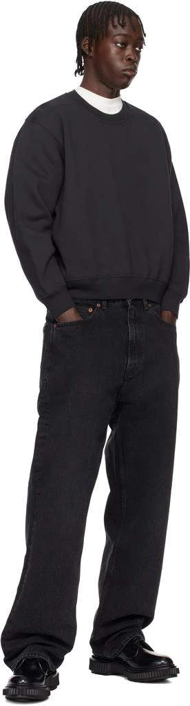 Lady White Co. Black Mini Crewneck Sweatshirt 4