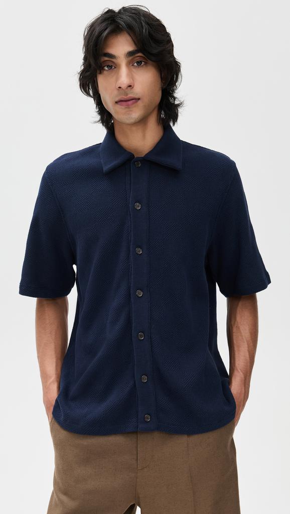 Universal Works Button Through Polo