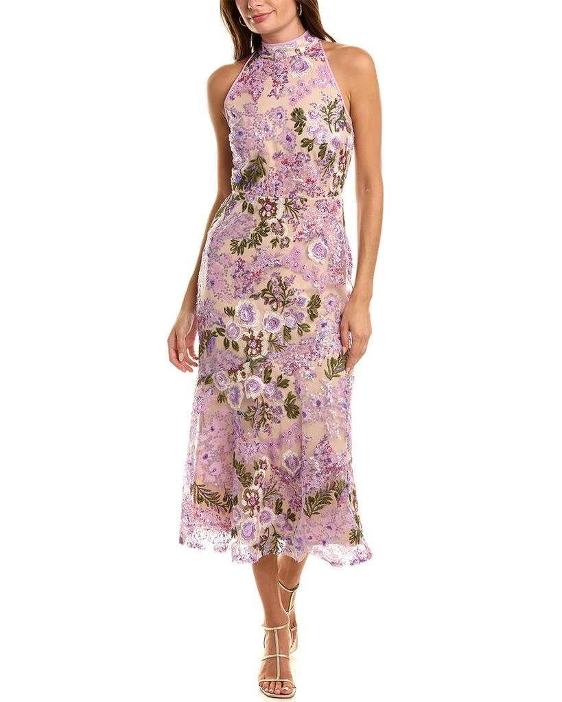 Sam Edelman Lace Sequin Midi Dress 1