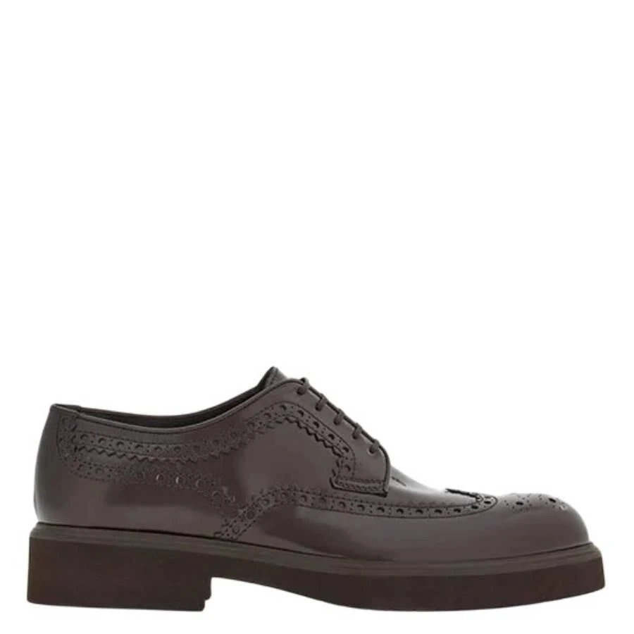 Salvatore Ferragamo Perforated Detailing Derby Shoes