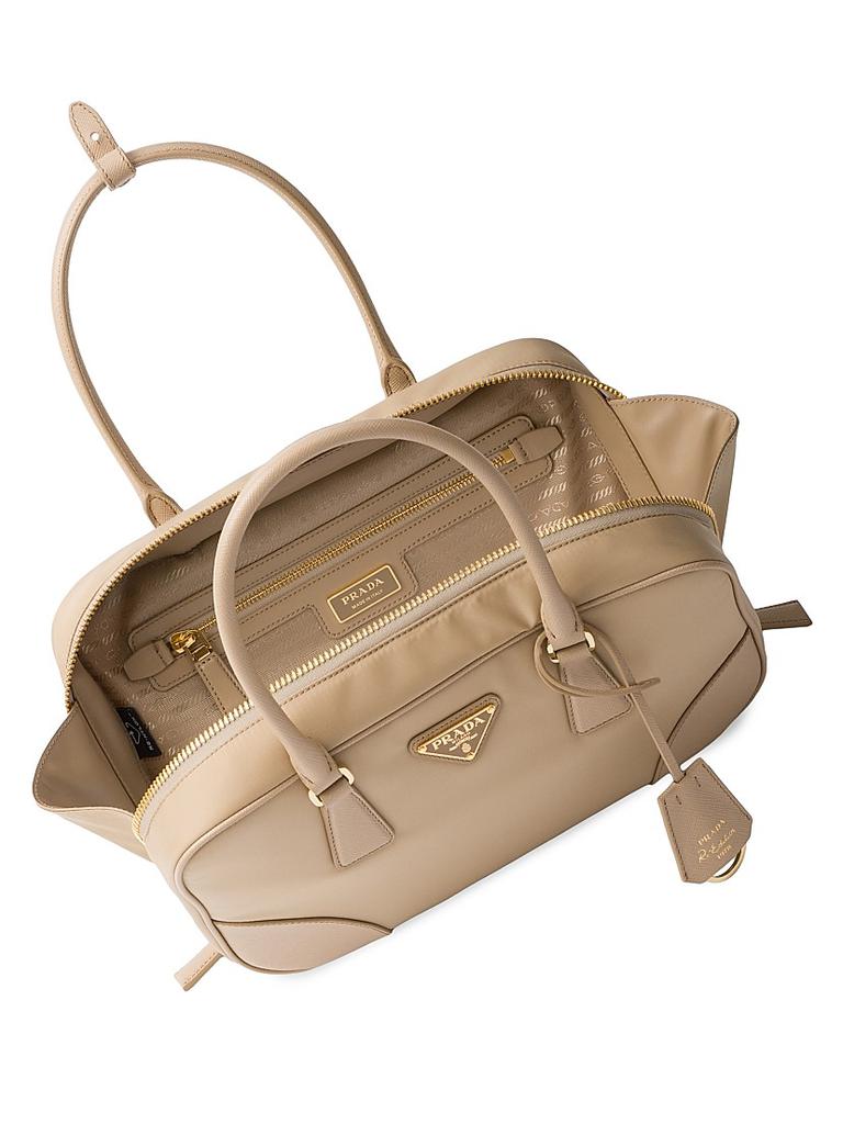 Prada Re-Edition 1978 Medium Re-Nylon and Saffiano Leather Top