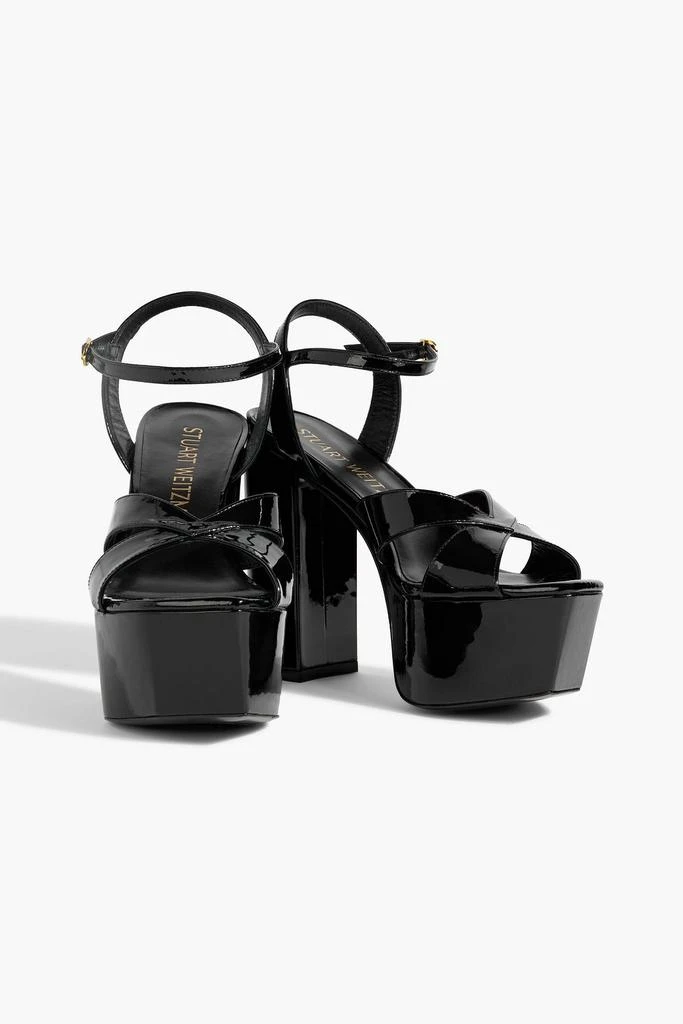 Stuart Weitzman Miami patent-leather platform sandals 2