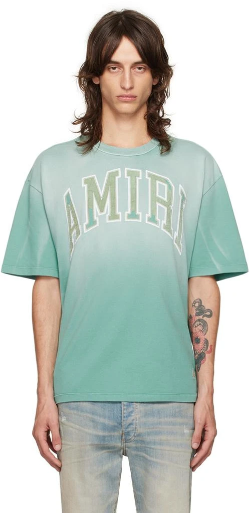 AMIRI Blue Vintage Oversized T-shirt 1