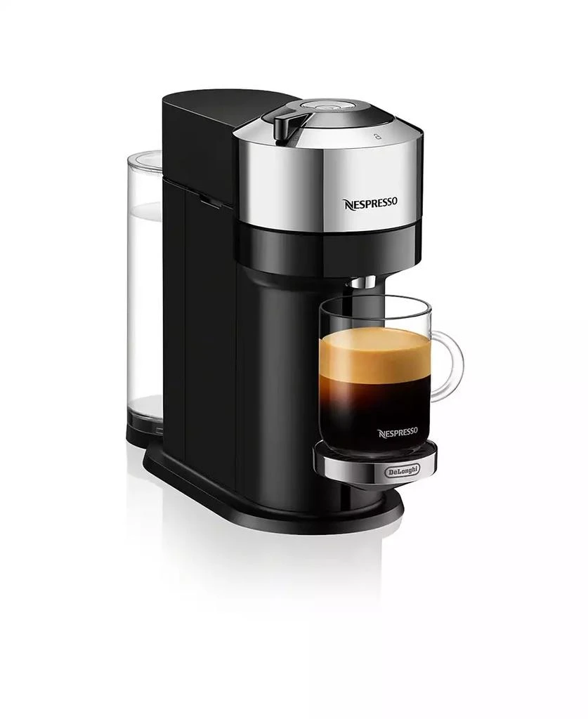 Nespresso Vertuo Next Deluxe Coffee and Espresso Machine by De'Longhi in Chrome 1