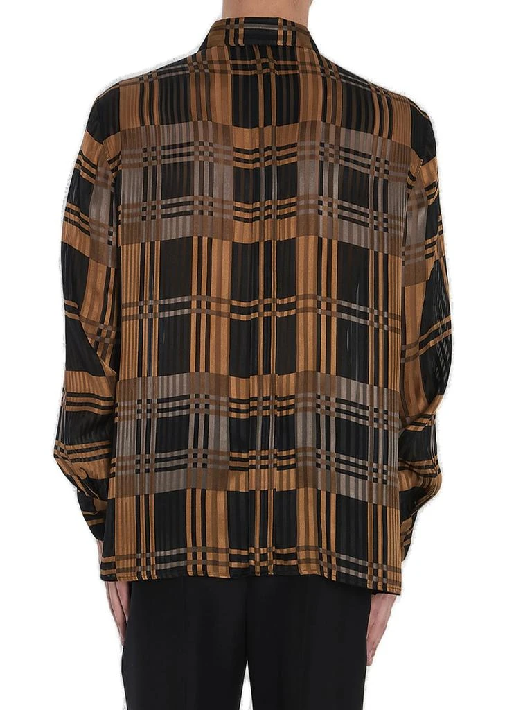 Yves Saint Laurent Saint Laurent All-Over Patterned Button-Up Shirt 2