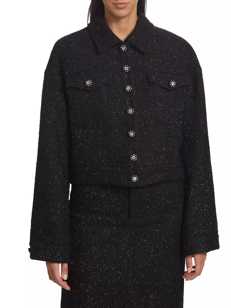 Self Portrait Bouclé Oversized Jacket 3