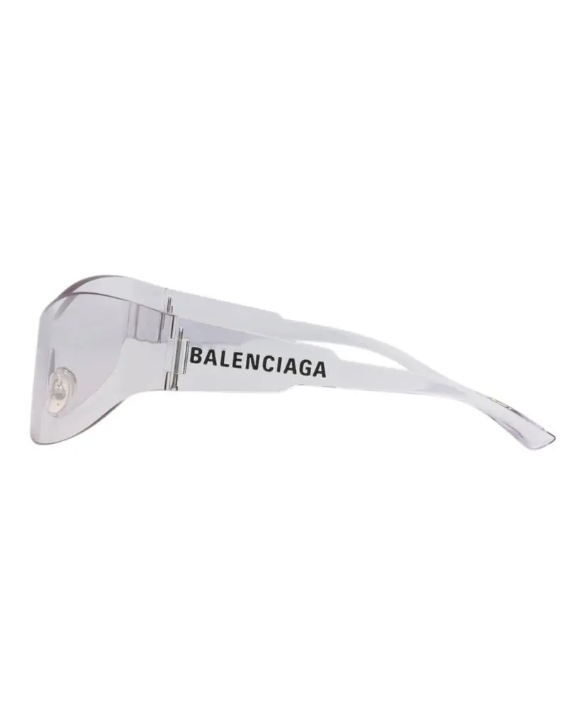 Balenciaga Shield-Frame Nylon Sunglasses 3