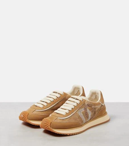 Dolce
Gabbana DG leather-trimmed sneakers 4