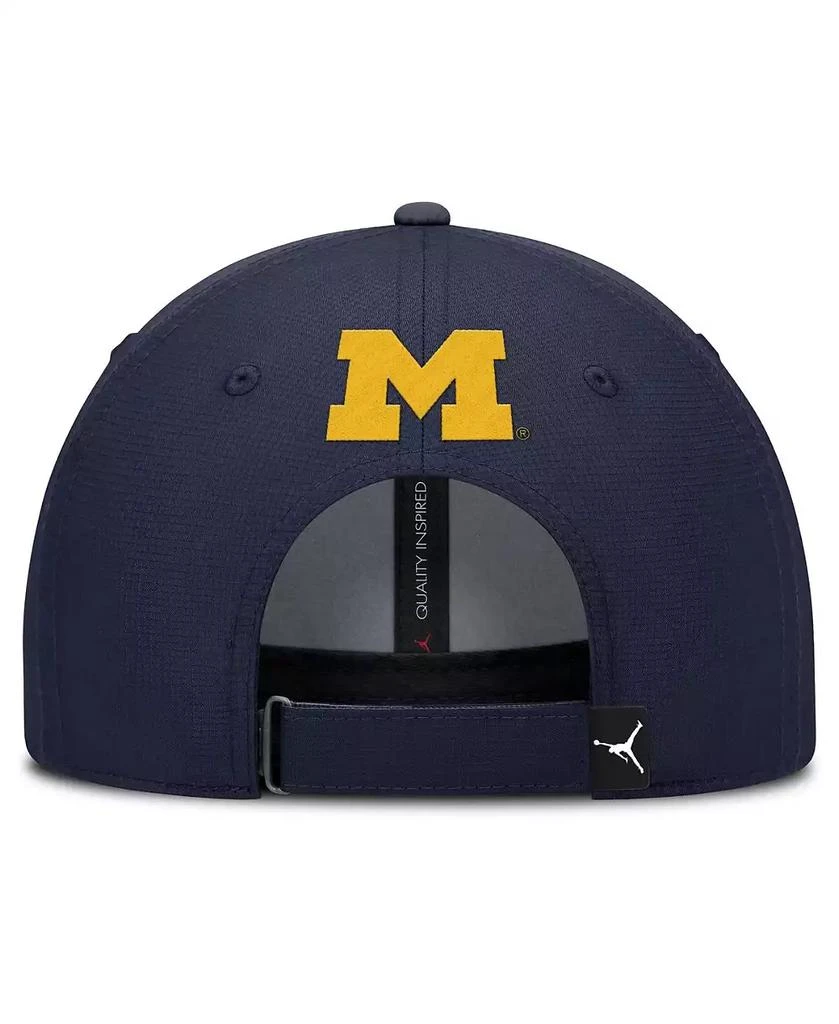 Jordan Men
s Navy Michigan Wolverines Club Prep Performance Adjustable Hat 4