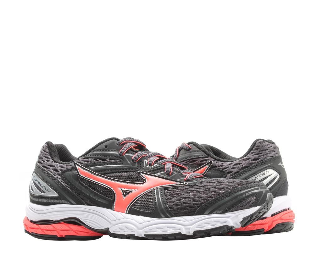 Mizuno Mizuno Wave Prodigy Black/White/Fiery Coral Women's Running Shoes J1GD171055