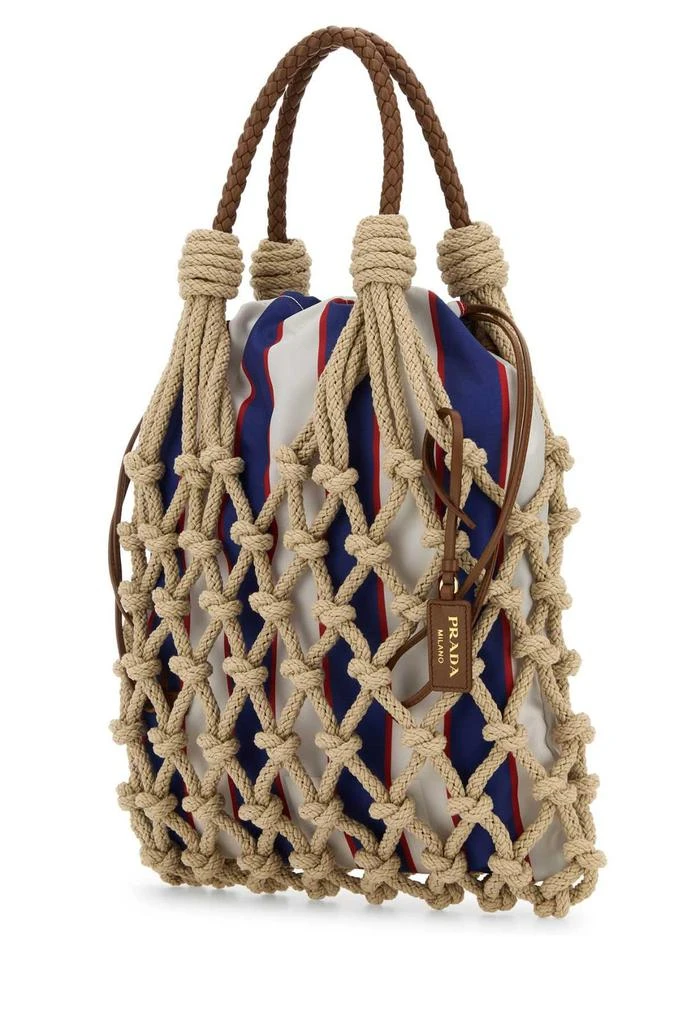 Prada Prada Logo Net Tote Bag 3