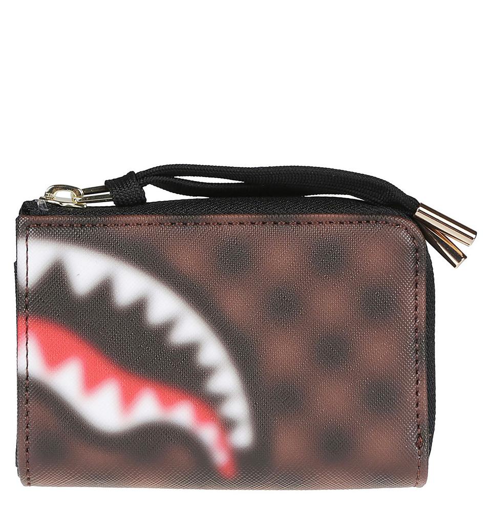 SprayGround Sprayground Shark In Paris Zipped Wallet
