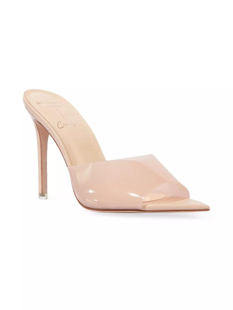 Black Suede Studio Bella High Heel Sandals 2