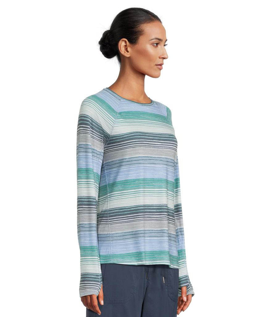 L.L.BEAN Everyday SunSmart® Crew Neck Long-Sleeve Stripe Tee