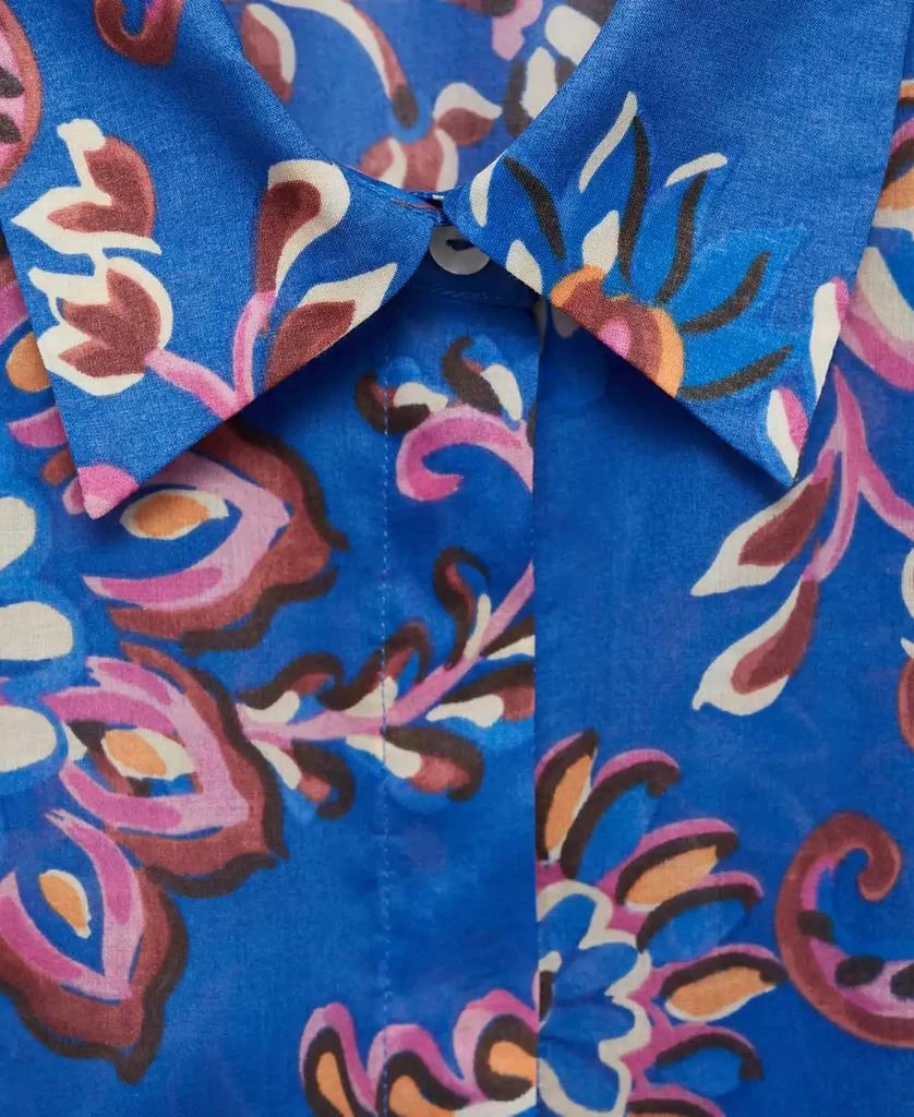 Mango Women's Printed Cotton Shirt 2