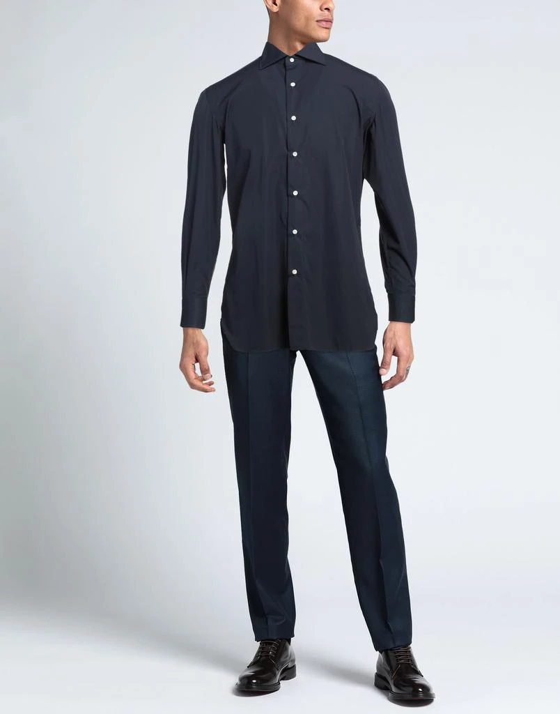 LUIGI BORRELLI NAPOLI Solid color shirt 2