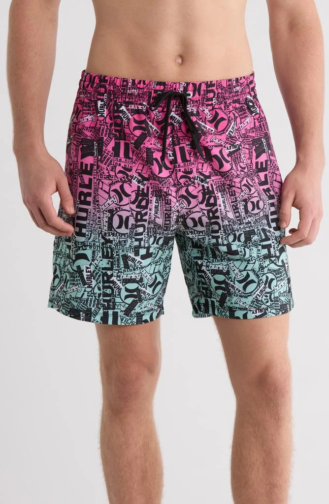 Hurley Cannonball Volley Swim Trunks 1