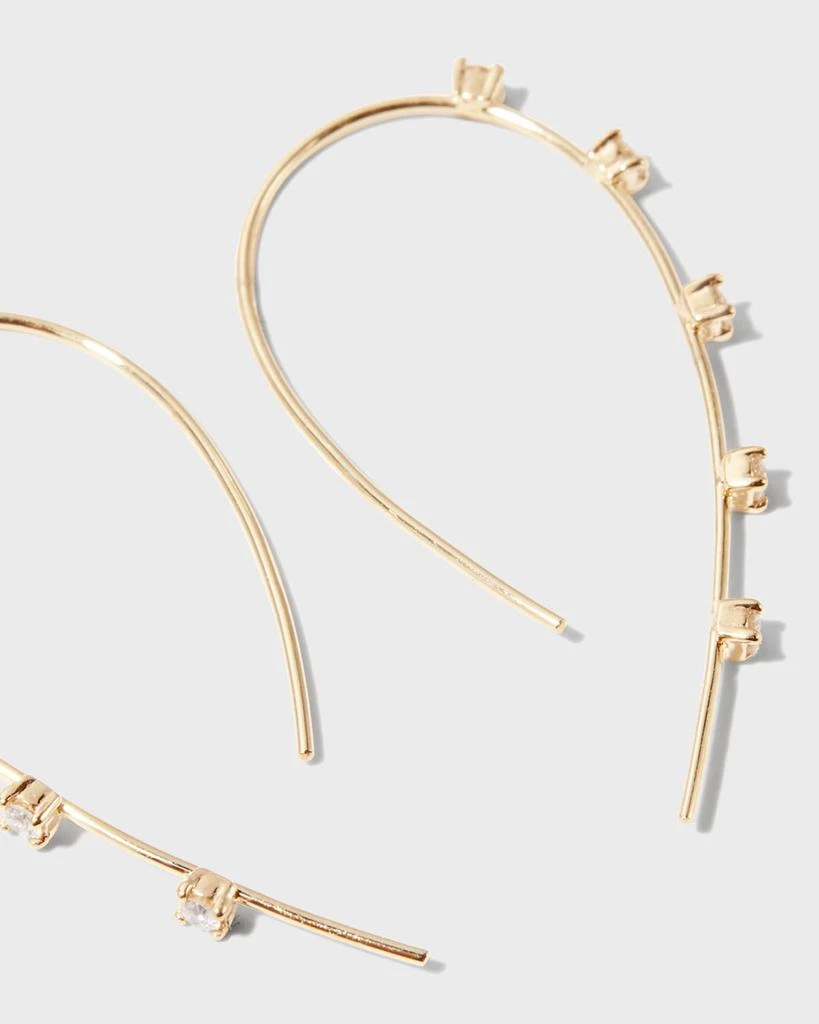 LANA 14K Gold Small Multi Solo Hooked on Hoop Earrings 4