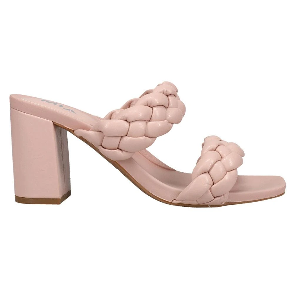 MIA Maine Braided Block Heel Sandals 1