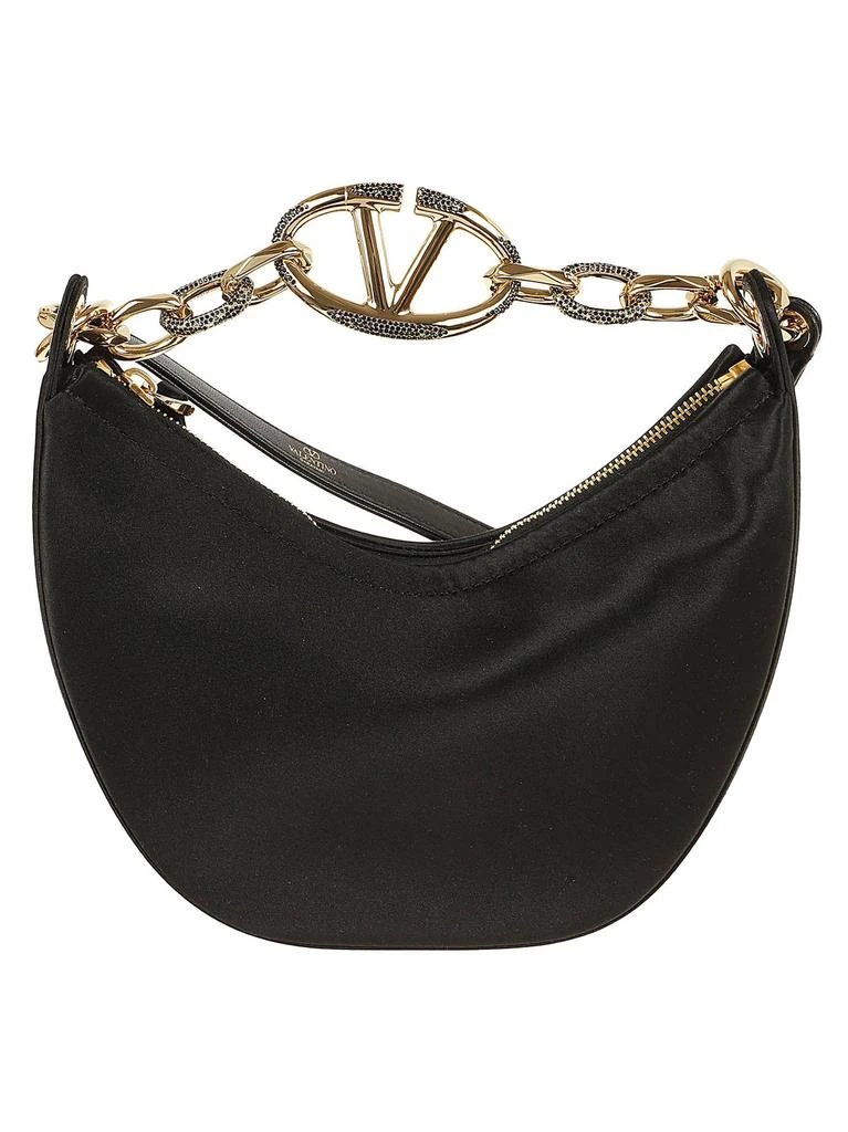 Valentino Valentino VLogo Plaque Zip-Up Tote Bag 1