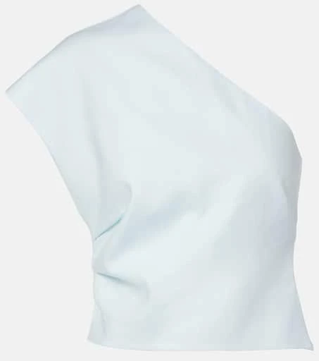 SIR. One-shoulder linen top