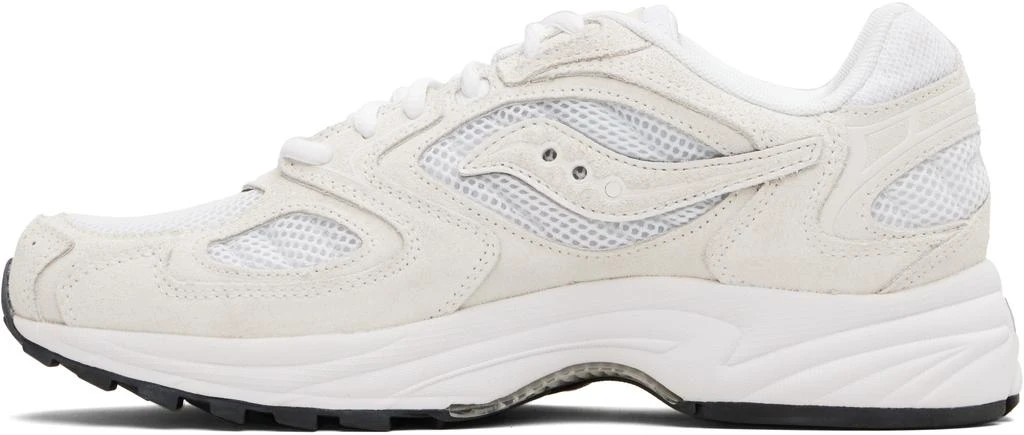 Saucony White & Off-White Grid Jazz 9 Suede Sneakers 3