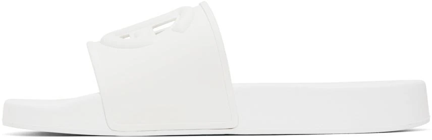 Dolce & Gabbana White DG Logo Slides 3