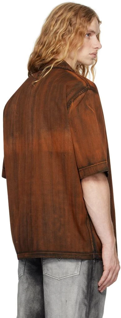 Diesel Orange S-Stan-Bleach-A Shirt 3
