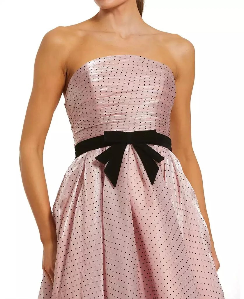 Mac Duggal Petite Polka Dot Organza Strapless Dress With Bow - Dresses & Skirts - Free Shipping - BeyondStyle Mac Duggal Petite Polka Dot Organza Strapless Dress With Bow - Dresses & Skirts - Free Shipping - BeyondStyle