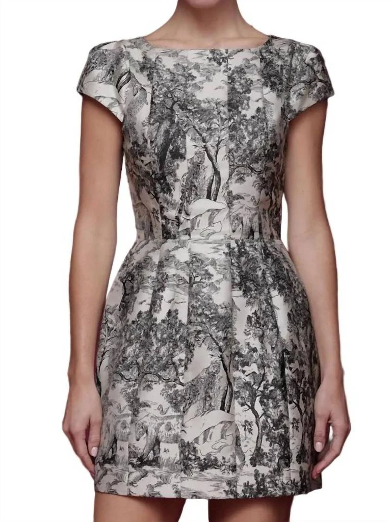Avec Les Filles - Toile Print Tailored Mini Dress  On Sale Now with Up to  45% Off | Discover Exclusive Deals & Savings at BeyondStyle  Authentic  Avec Les Filles women >