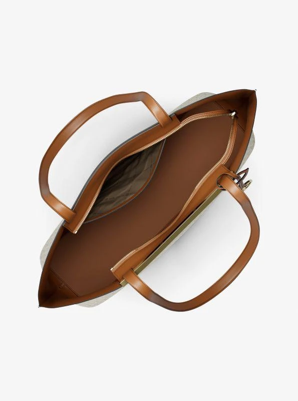 Michael Kors Evelyn Large Signature Logo Tote Bag 2