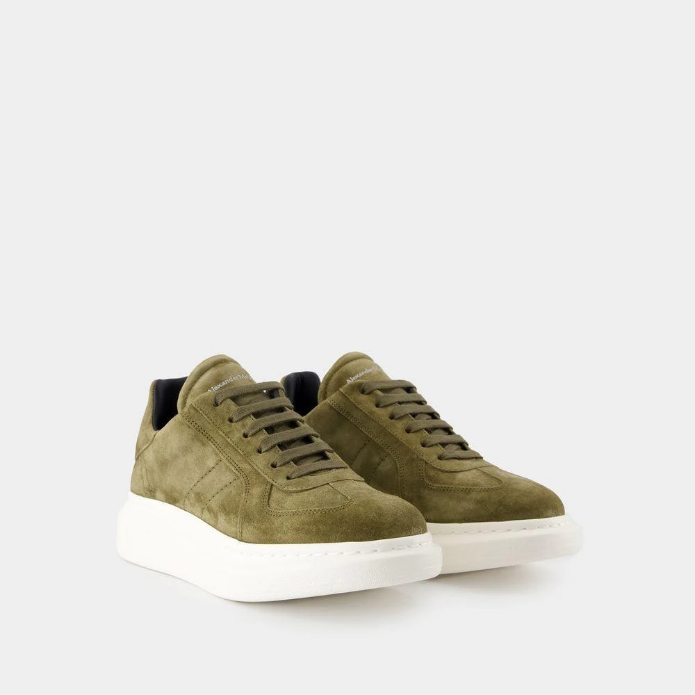 Alexander McQueen Oversize Sneakers - Leather - Khaki 2