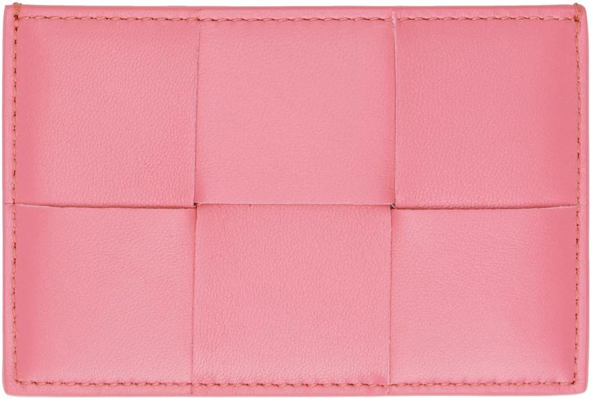 Bottega Veneta Pink Credit Card Case 2