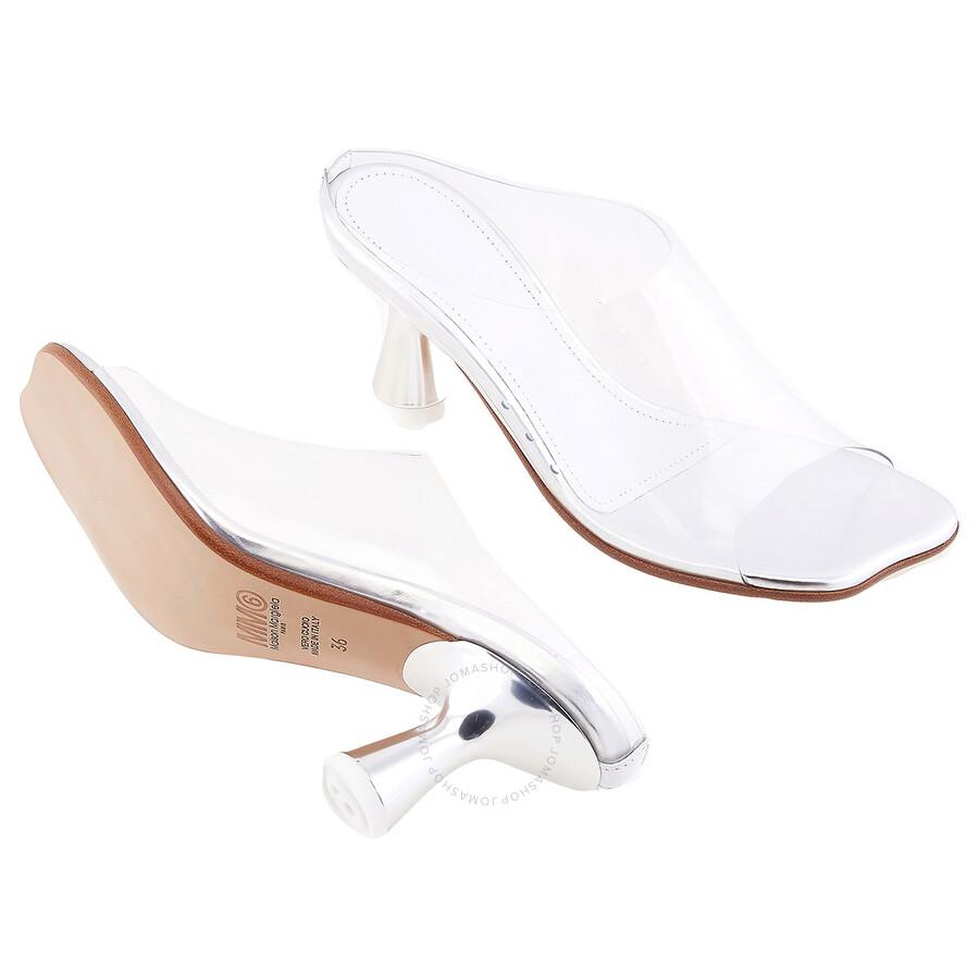 Mm6 Maison Margiela Ladies Transparent PVC Sandals