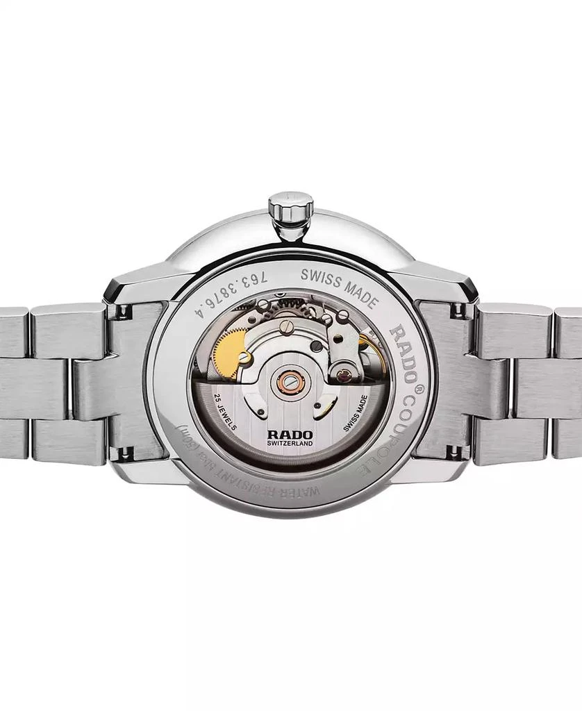 Rado Unisex Swiss Automatic Coupole Classic Stainless Steel Bracelet Watch 41mm R22876013 5