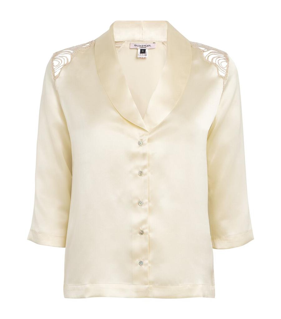 GILDA & PEARL Silk Pyjama Shirt