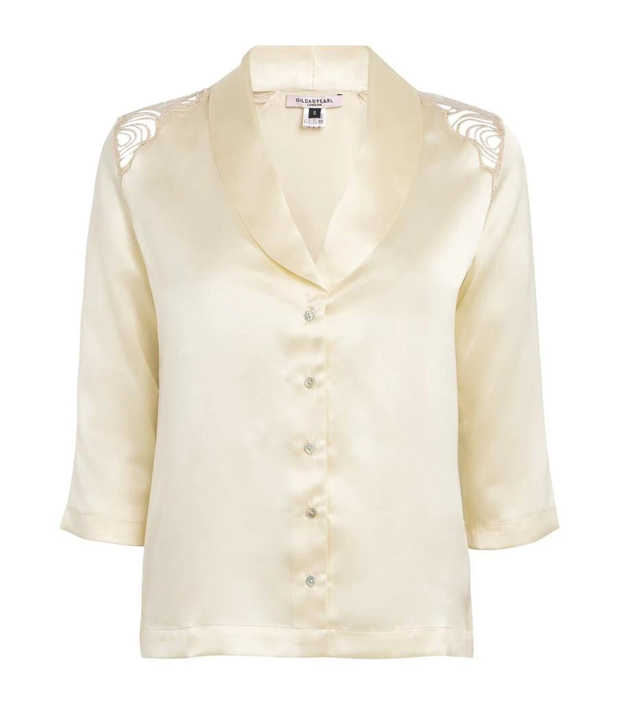 GILDA & PEARL Silk Pyjama Shirt 1