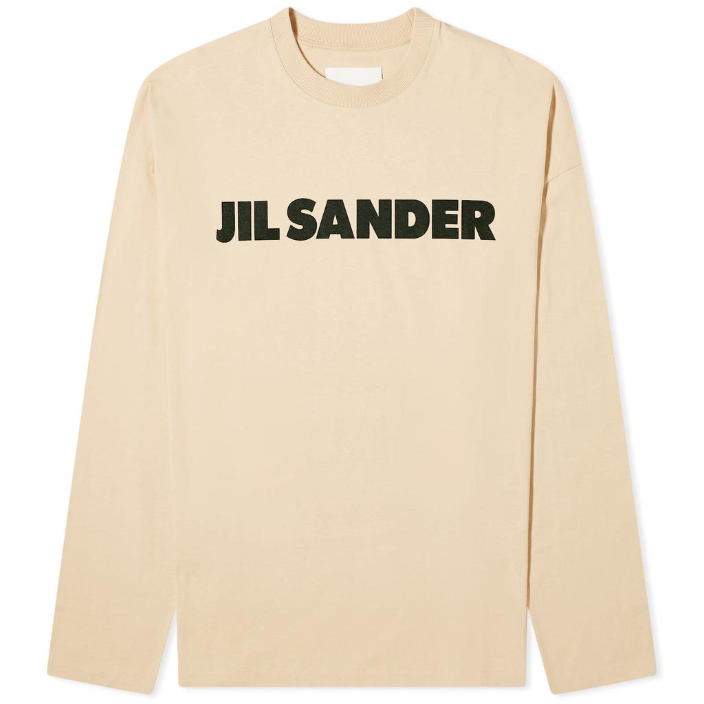 【関税＆送料込み】Jil Sander Long Sleeves Logo T-Shirt Jil Sander Jil Sander Long Sleeve Logo T-Shirt - T-Shirts